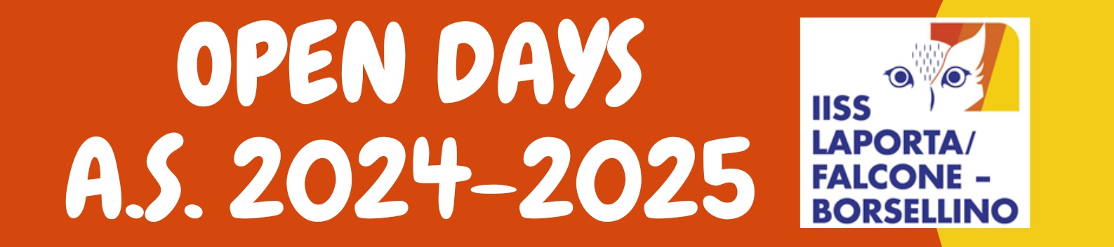 OPEN DAYS A.S. 2024-2025