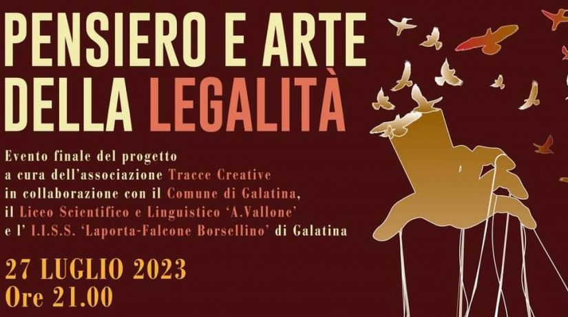 Pensiero e Arte della Legalità - evento finale